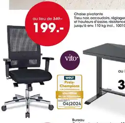 Möbel Martin Chaise pivotante offre