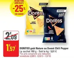 G20 DORITOS goût Nature ou Sweet Chili Pepper offre