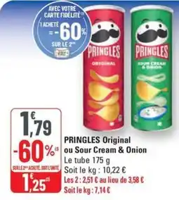 G20 PRINGLES Original Cream & Onion offre