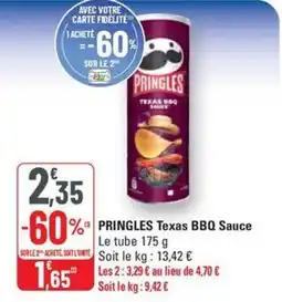 G20 PRINGLES Texas BBQ Sauce Le tube offre