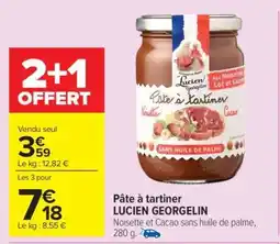 Carrefour PÂTE À TARTINER 'LUCIEN GEORGELIN' offre