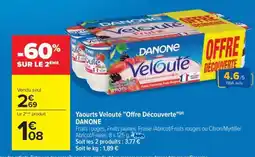 Carrefour Yaourts Velouté Offre Découverte offre