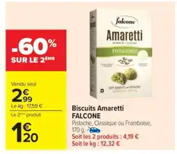 Carrefour Biscuits Amaretti FALCONE offre