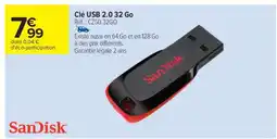 Carrefour Clé USB 2.0 32 Go offre