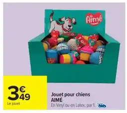 Carrefour Jouet pour chiens AIMÉ offre