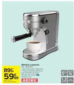 Carrefour Machine à expresso offre