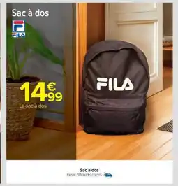 Carrefour Sac à dos FILA offre