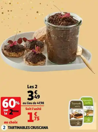 Auchan Cruscana tartinables offre