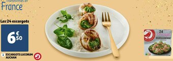 Auchan Auchan escargots lucorum offre