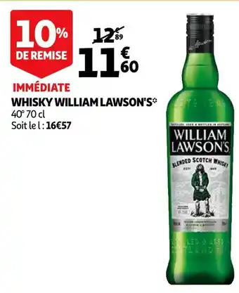 Auchan William lawson whisky offre