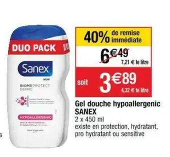 Cora x Carrefour Gel Douche Hypoallergenic offre