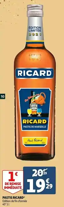 Auchan Ricard pastis offre