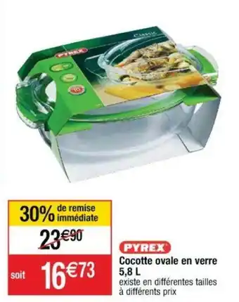 Cocotte Ovale En Verre