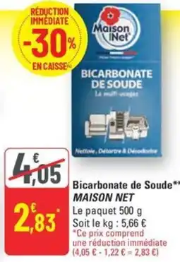G20 MAISON NET Bicarbonate de Soude offre