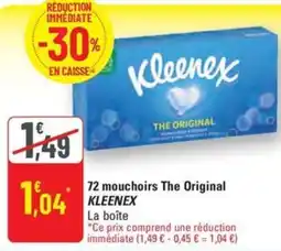 G20 KLEENEX 72 mouchoirs The Original offre