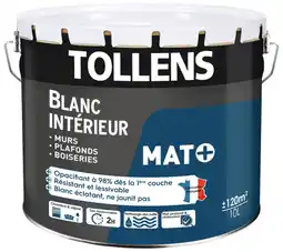 Brico Dépôt peinture murs et plafonds monocouche blanche 10 l offre
