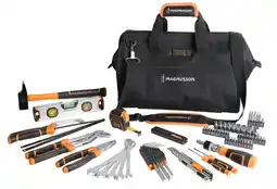 Brico Dépôt MAGNUSSON Sac à outils 74 pièces offre