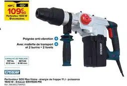 Castorama ERBAUER Perforateur 1500 W avec accessoires offre