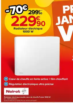 Castorama Noirot Radiateur électrique 1000 W offre