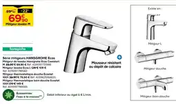 Castorama Hansgrohe Série mitigeurs Ecos offre