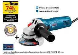 Castorama Bosch Meuleuse d’angle 750 W offre
