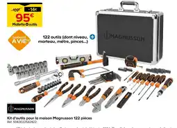 Castorama Magnusson Kit d'outils pour la maison Magnusson 122 pièces offre