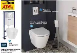 Castorama Grohe Pack WC suspendu sans bride Grohe Solido Harmony offre