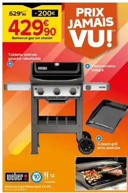 Castorama WEBER Barbecue à gaz spirit ii e-310 offre