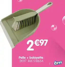 b&m Pelle + balayette offre