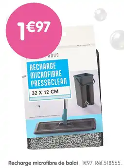 b&m Recharge microfibre de balai offre