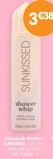 b&m SUNKISSED Mousse de douche offre