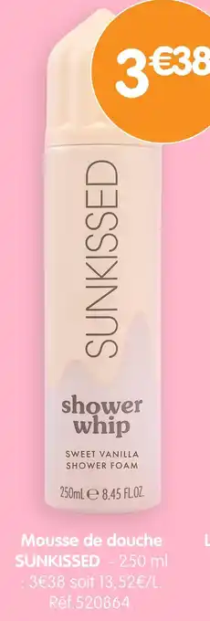 b&m SUNKISSED Mousse de douche offre
