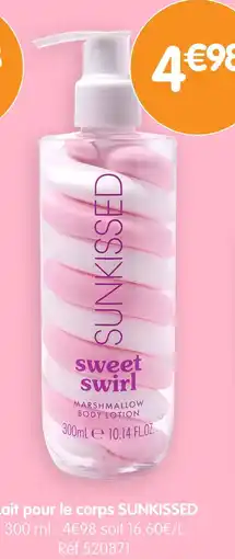 b&m SUNKISSED Lait pour le corps offre