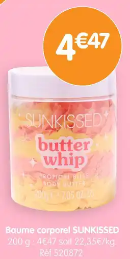 b&m SUNKISSED Baume corporel offre