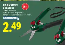 Lidl PARKSIDE Sécateur offre