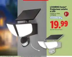 Lidl LIVARNO home Projecteur solaire à LED offre
