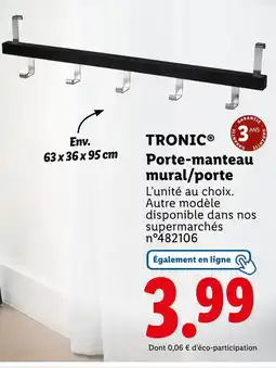 Lidl TRONIC Porte-manteau mural/porte offre