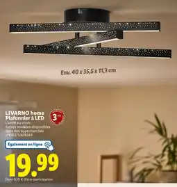Lidl LIVARNO home Plafonnier à LED offre