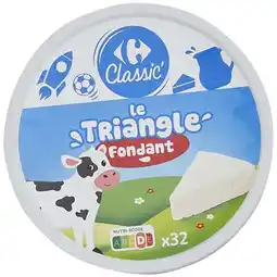 Carrefour CARREFOUR CLASSIC' Triangle fondant offre
