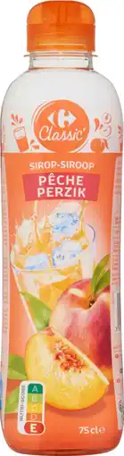 Carrefour CARREFOUR CLASSIC' ET SENSATION SUR TOUS LES SIROPS, 75 CL offre