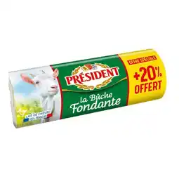 Carrefour PRÉSIDENT La Bûche Fondante Offre Spéciale offre
