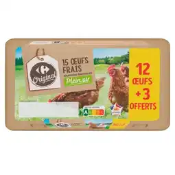 Carrefour CARREFOUR ORIGINAL Œufs plein air offre