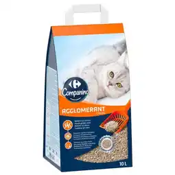 Carrefour CARREFOUR COMPANINO Litière agglomérante pour chats offre