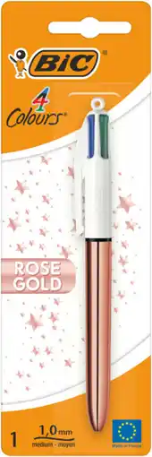 Carrefour BIC SUR TOUS LES STYLOS BILLE 4 COULEURS offre