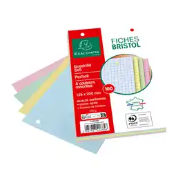 Carrefour EXACOMPTA SUR TOUTES LES FICHES BRISTOL offre