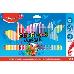 Carrefour MAPED 24 feutres Colors peps colibri offre