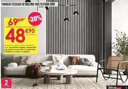 Décor Discount Facile - panneau tasseaux de bois offre