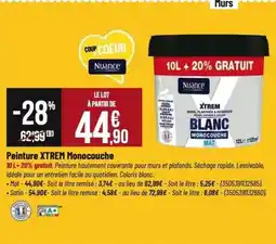 Tridôme Facile - peinture xtrem monocouche offre