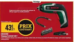 Tridôme Bosch - visseuse flex set m07 offre