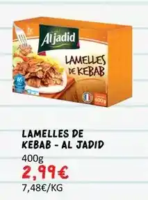 Hmarket Lamelles de kebab - al jarid offre